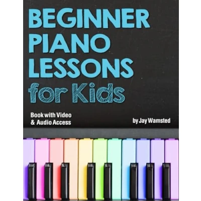 Abbildung von Beginner Piano Lessons for Kids Book: with Online Video &amp; Audio Access