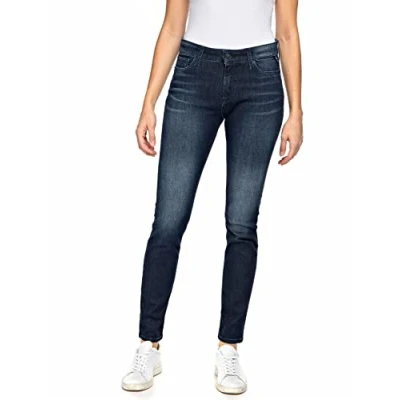 Abbildung von Replay Damen Jeans Luzien Skinny Fit mit Power Stretch, Dark Blue 007 (Blau), 26W / 32L