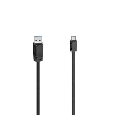 Abbildung von Hama USB C Kabel Stecker A 3.2 Gen1,5 5 Gbit/s 0,75m Kabel, Typ A, C, (75 cm)