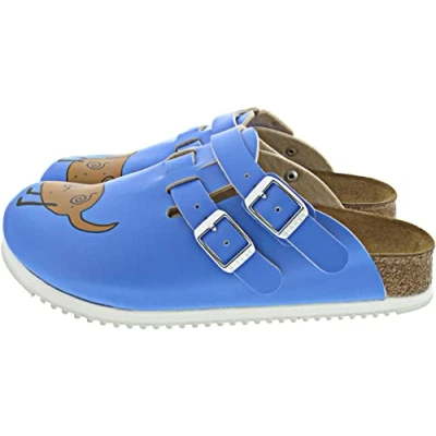 Abbildung von Birkenstock Pantolette flach blue, Größe: 41, blue Schuhe