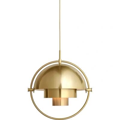 Abbildung von GUBI Hängeleuchte Multi Lite, Ø 36 cm, messing/messing