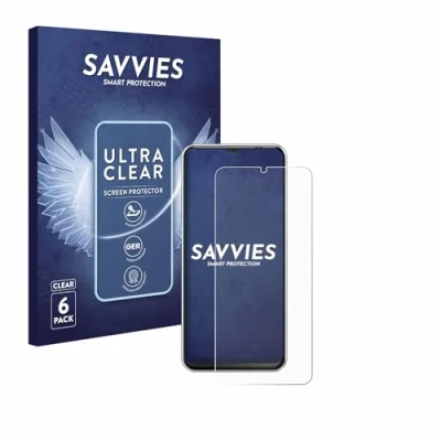 Abbildung von Savvies 6 Stück Schutzfolie für Emporia ME.6 Displayschutz Folie Ultra Transparent
