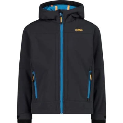 Abbildung von CMP KID Jacket FIX HOOD Unisex Softshelljacke für Kinder, Größe: 116, Antracite/reef
