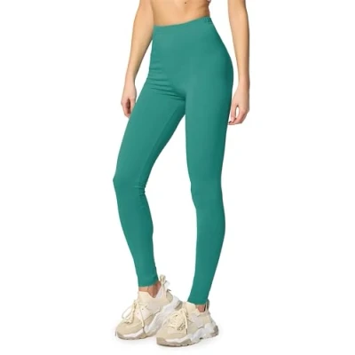 Abbildung von Merry Style Leggings Damen Hosen aus Baumwolle MS10 198 (1 tlg) elastischer Bund, eng