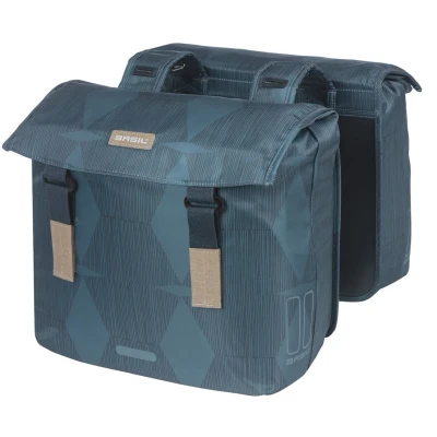 Abbildung von Doppelpacktasche Basil Elegance 40 49 Liter X 38 16 Cm Estate Blue