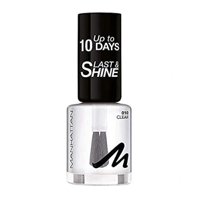Abbildung von Manhattan Last und Shine Nagellack, Nr.10 Clear, 1er Pack (1 X 8 ml)
