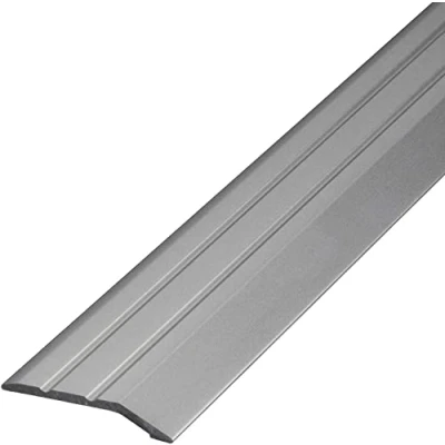 Abbildung von Gedotec Übergangsleiste höhenausgleich Silber selbstklebend 1 Stück Abschlussprofil Alu 900 mm Dehnungsfugenprofil Boden Leiste höhen ausgleich 2 5mm Übergangsschiene ohne bohren, 90 cm