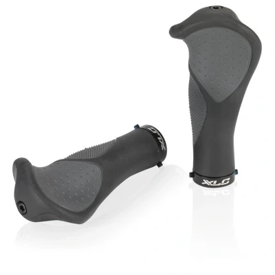 Abbildung von XLC Unisex Erwachsene Griffe Ergonomic GR S22, Schwarz, Grau, One Size