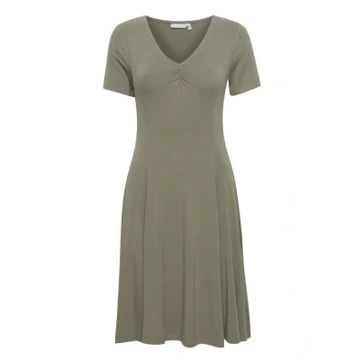 Abbildung von Fransa Framdot 5 Dress Jerseykleid, Damen, Größe: Small, Hedge