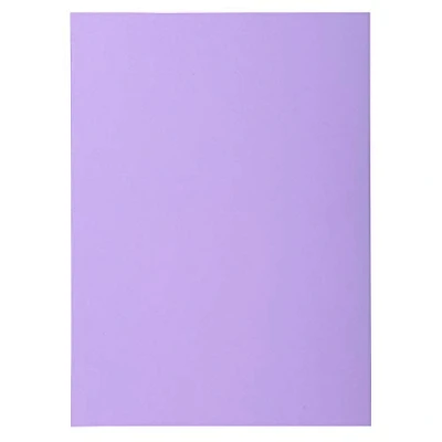 Abbildung von Exacompta 850016E Aktendeckel Packung (22 x 31cm, ideal zum Schutz Ihre Dokumente in Format DIN A4, 21 29,7 cm) 250er Pack violett
