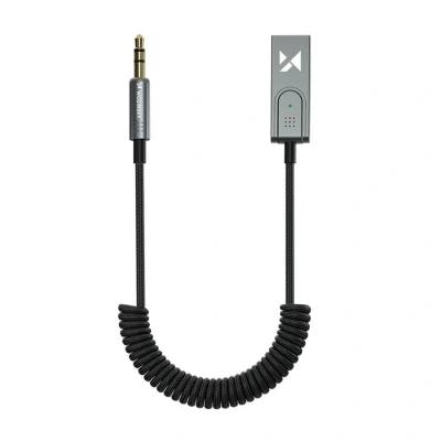 Abbildung von Bluetooth 5.3 Audioadapter / AUX Audioempfänger in Schwarz 10m Reichweite
