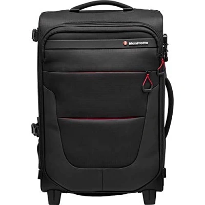 Abbildung von Manfrotto Switch 55 Pro Light 2 in 1 Trolley und Kamerarucksack, Rucksack für Camcorder, DSLR Kameras, Platz bis zu Kameragehäuse Objektive, Tasche 17 Zoll PC Dokumententasche