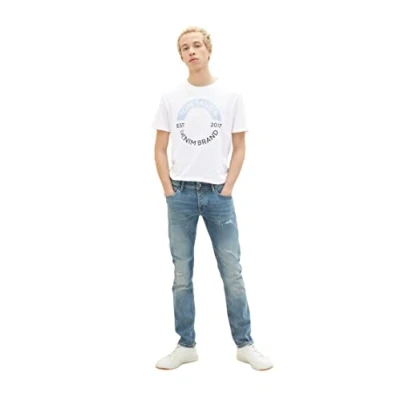 Abbildung von TOM Tailor denim Piers Slim Jeans Fit, Herren, Größe: 29x34, Tinted blue