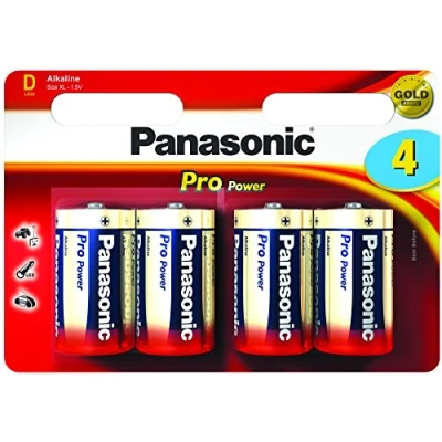 Abbildung von PANASONIC Pro Power Gold LR20 / D Alkaline Batterien, 1,5 V, 3 Blisterpackungen mit je 4 Stück