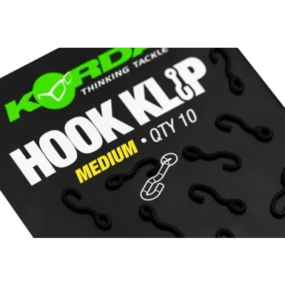 Abbildung von Korda Hook Klip Medium 10 Hakenclips, Angelzubehör zum Karpfenangeln, Karpfenzubehör