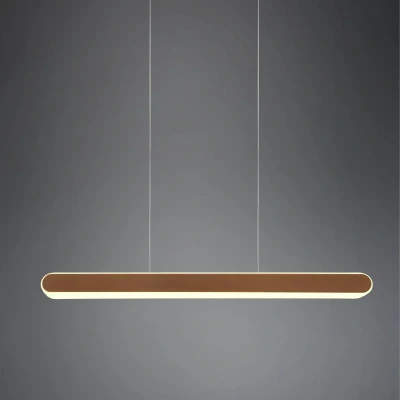 Abbildung von Trio Leuchten LED Pendelleuchte Helios 343310365, Metall Coffee, inkl. 48 Watt LED, Touch Dimmer, Lichtfarbe einstellbar
