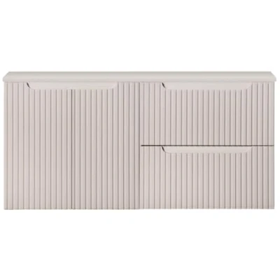 Abbildung von Lomadox Waschbeckenschrank NEWPORT 56 CASHMERE Waschtischunterschrank 120cm, kaschmir