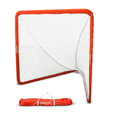Abbildung von GoSports Unisex, Jugendliche Regulations Netz mit Stahlrahmen, 1,8 x m, das einzige tragbare Lacrosse Tor für Kinder und Erwachsene, in wenigen Minuten aufgebaut, rot