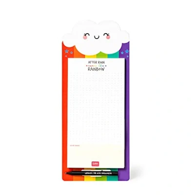 Abbildung von Legami Don&#039;t Forget Notizblock, magnetisch, 11 x 28 cm, Rainbow