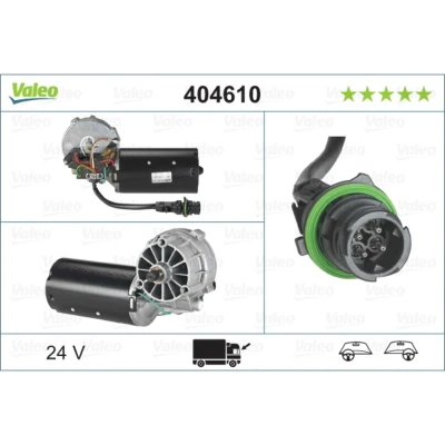 Abbildung von VALEO ORIGINAL PART 404610 Scheibenwischermotor 24 vorne für Links /Rechtslenker