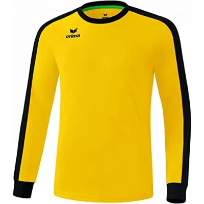 Abbildung von Erima Herren Retro Star Trikot Langarm, Gelb/Schwarz, S EU