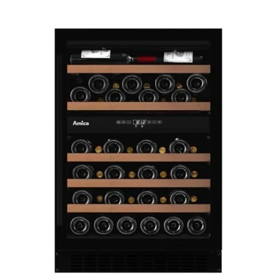Abbildung von Amica Einbauweinkühlschrank &quot;WK 341 118 S&quot;, für 52 Standardflaschen á 075l