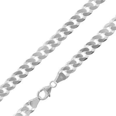 Abbildung von trendor 75232 Herren Halskette Silber 925 Panzerkette Breite 7,8 mm