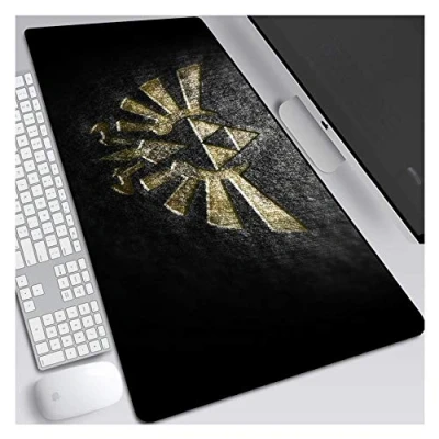 Abbildung von Mauspad Legende von Zelda Speed ​​Gaming Mousepad XXL 900 x 400mm Großformat 3 mm Dicke Basis Perfekte Präzision und Geschwindigkeit, T