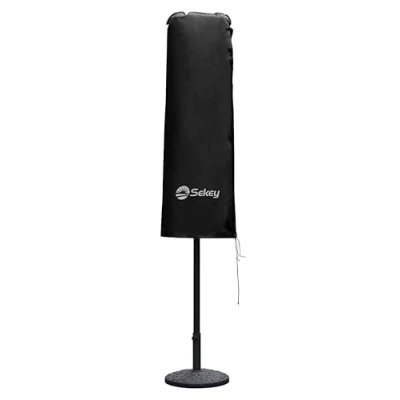 Abbildung von Sekey Doppelsonnenschirm Schutzhülle Abdeckhauben für Sonnenschirm 165x50/62 cm Extrabreite Abdeckhaube XXL Schirme, 100% Polyester