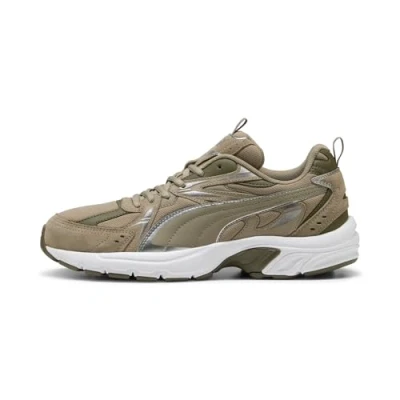 Abbildung von PUMA Unisex MILENIO TECH Suede Sneaker, Velvet Moss Aged Silver, 40 EU