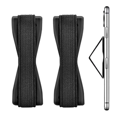 Abbildung von moinkerin 2 Stücke Premium Smartphone Fingerhalterung Finger Halterung für Smartphone, Fingerhalter Haltegriff Griff Halter Handyhalter Handy Einhandbedienung