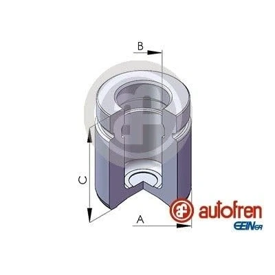 Abbildung von AUTOFREN SEINSA D025518 Kolben, Bremssattel 36 Hinterachse ATE BMW: 3 Coupe, Cabrio, Z3 JAGUAR: XJ Limousine, ROVER: 75