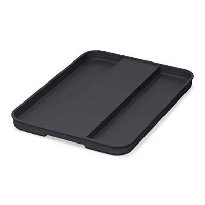 Abbildung von SO TECH® Mülltrennsystem Ninka eins2vier Deckel für 12/15/17/26/32 Liter Behälter, 292 x 215 17 mm dunkelgrau 5000.11