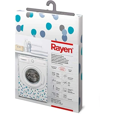 Abbildung von Rayen Abdeckung für Frontlader Waschmaschine Schutzhülle und Trockner mit Reißverschluss 84 x 60 cm