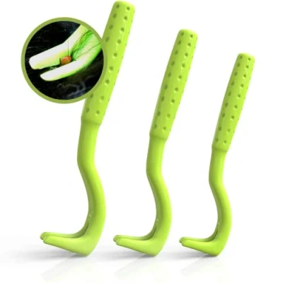 Abbildung von PurrCave® 3 Größen Zeckenhaken Set Zeckenentferner für Hund, Katze &amp; Pferd Zeckenhebel ohne Zerquetschungsgefahr Alternative Zecken Mittel Pinzette Zange