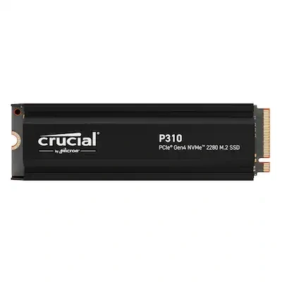 Abbildung von Crucial P310 Heatsink SSD 1TB M.2 2280 PCIe Gen4 NVMe Internes Solid State Module mit Kühlkörper