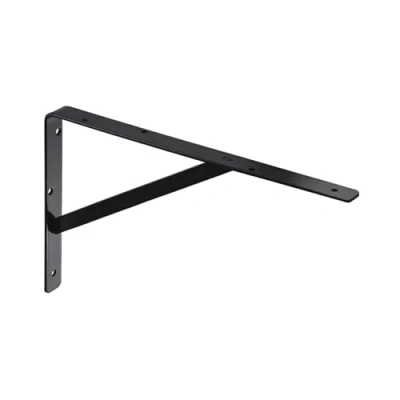 Abbildung von Gedotec Schwerlastwinkel ATHENA 1 Stück Regalwinkel I Tiefe 400 mm Schwerlastkonsole Schwarz Wandhalterung Regal Tragkraft 300 kg Winkel Metall massiv Regalträger Wandmontage Konsole