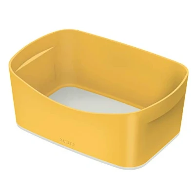 Abbildung von Leitz MyBox Aufbewahrungsbox, Warmes Gelb, Cosy Serie, 52640019