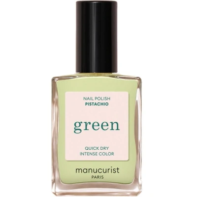 Abbildung von Manucurist Green Nagellack Pastell Grün Klassischer, natürlicher 9 Free Pistachio Veganer Nagel Lack mit natürlichen Inhaltsstoffen (84%) Maniküre Nagelpflege 15 ml