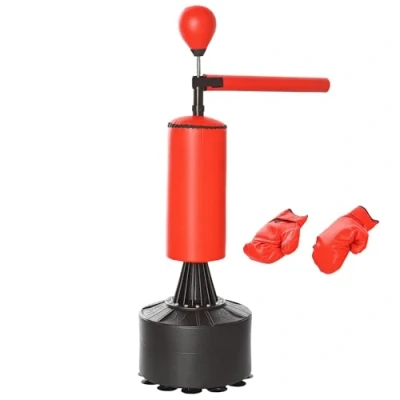 Abbildung von HOMCOM Standboxsack Boxtrainingsgerät mit drehbaren Arm