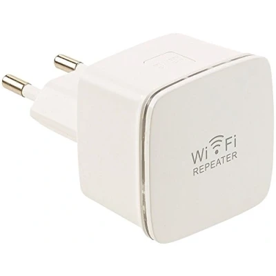 Abbildung von 7links Mini Accesspoint: WLAN Repeater WLR 350.sm mit Access Point &amp; WPS Knopf, 300 Mbit/s (WLAN Hotspot, verstärken, Verstärkung)