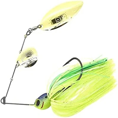 Abbildung von Berkley DEX Spinner Bait Pike Hecht, Perch Barsch Angelköder, Blue Back Chatreuse