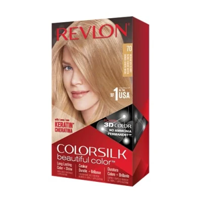 Abbildung von Revlon ColorSilk Beautiful Color 70 Medium Ash Blonde