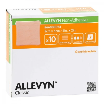 Abbildung von Allevyn non Adhesive 5x5 cm Wundverband