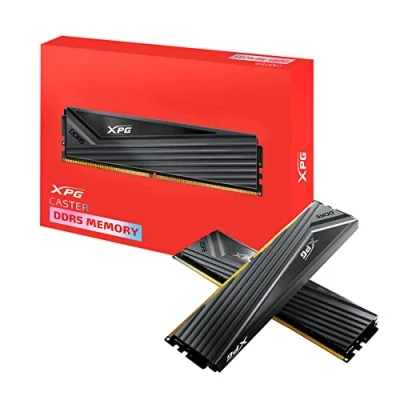 Abbildung von ADATA XPG Caster DDR5 6000MHz 32GB (2x16GB) CL40 40 PCS 51200 UDIMM 288 Pins Desktop SDRAM Memory RAM Kit (AX5U6000C4016G DCCAGY)