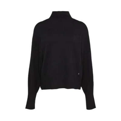 Abbildung von s.Oliver MIT Stehkragen Strickpullover, Damen, Größe: 34, Schwarz