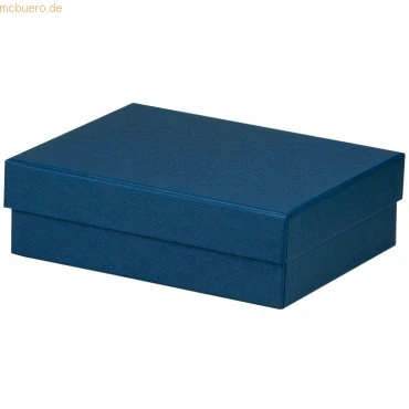 Abbildung von Rössler Papier 13401453905 Boxline Kartonage rechteckig, 140 x 190 60 mm, Navy, 1 Stück