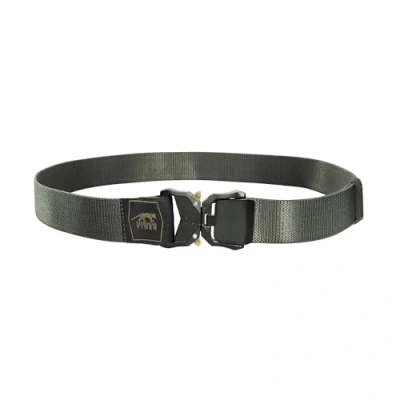 Abbildung von Tasmanian Tiger TT QR Stretchbelt 38mm längenverstellbarer Freizeit Outdoor Stretch Gürtel mit Metall Schließe, Steingrau Oliv IRR