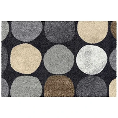 Abbildung von Salonloewe Fußmatte Dots Pattern 50x75 cm Eingangsmatte waschbar Fussabtreter innen und außen Flur Teppich Design Matte