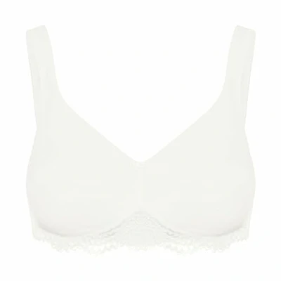 Abbildung von Susa Damen Bügel gemoldet Organic Cotton Bügelloser BH, Weiß (Natur 229), 90A